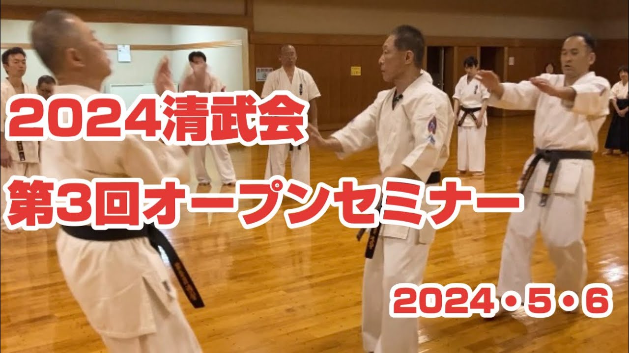 2024清武会第3回オープンセミナー　武術的力の本質に迫る　打つ・投げる・飛ばす