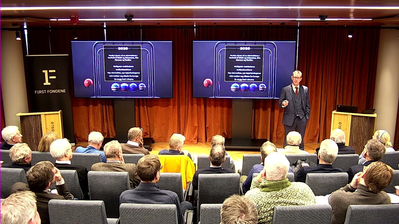 FIRST Fondene seminar m/Asle Toje 3.februar 2026