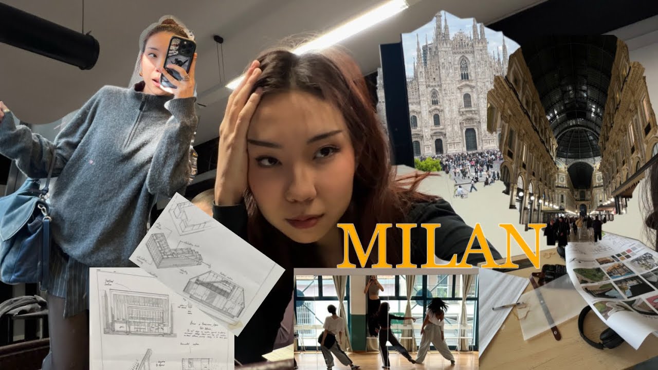 second semester in architecture school | dance in Milan vlog
