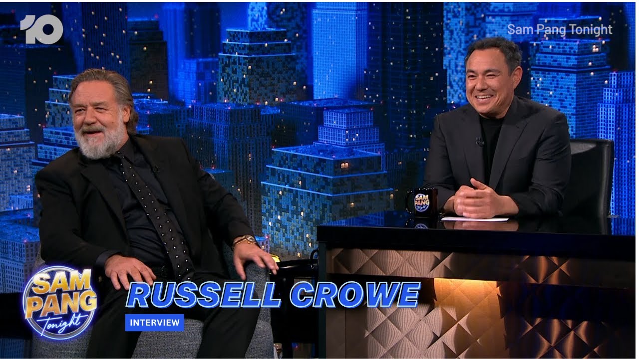 Russell Crowe | Nuremberg, Befriending Denzel and his Whiskey Label with Ed Sheeran & Jimmy Carr