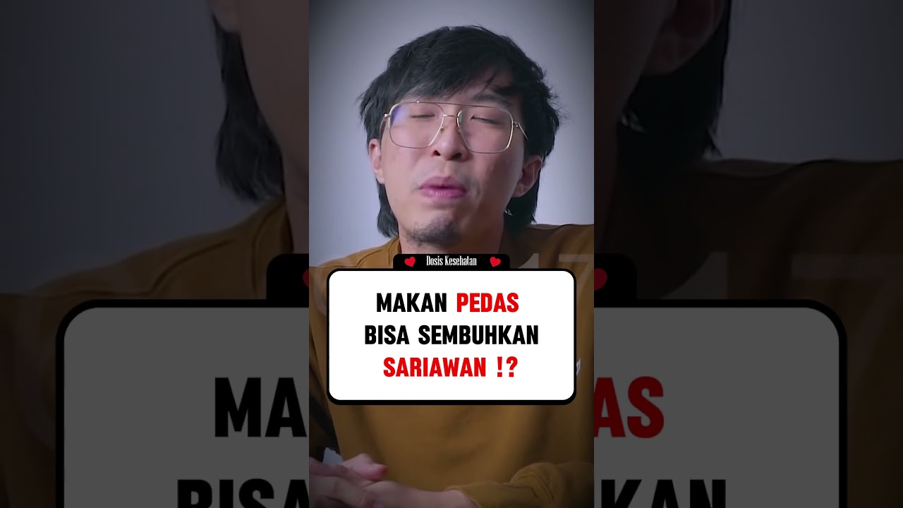 SARIAWAN BISA SEMBUH DENGAN MAKAN MEDAS !?🤔 #drtirta #podcast #tipskesehatan #sariawan