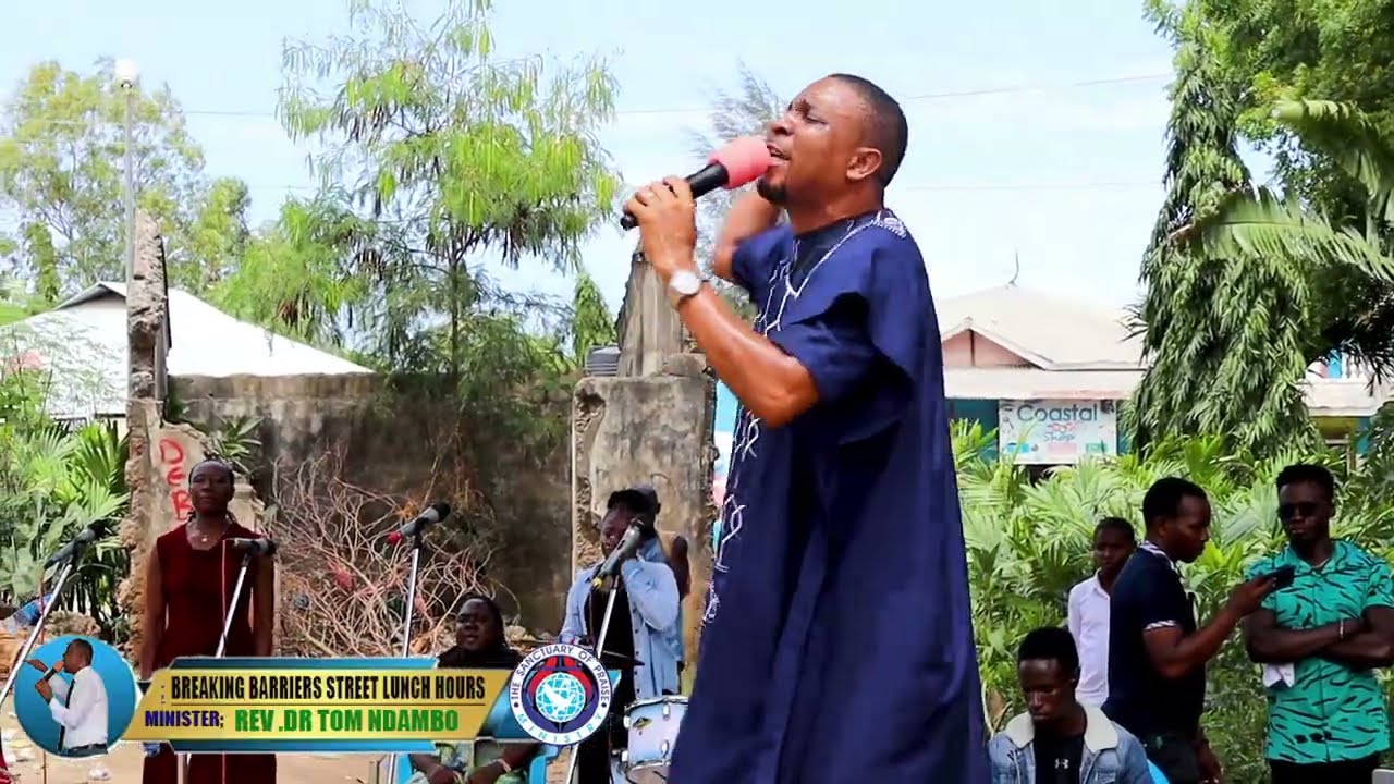 BREAKING BARRIERS STREET LUNCH HOURS DAY2. REV DR TOM NDAMBO 