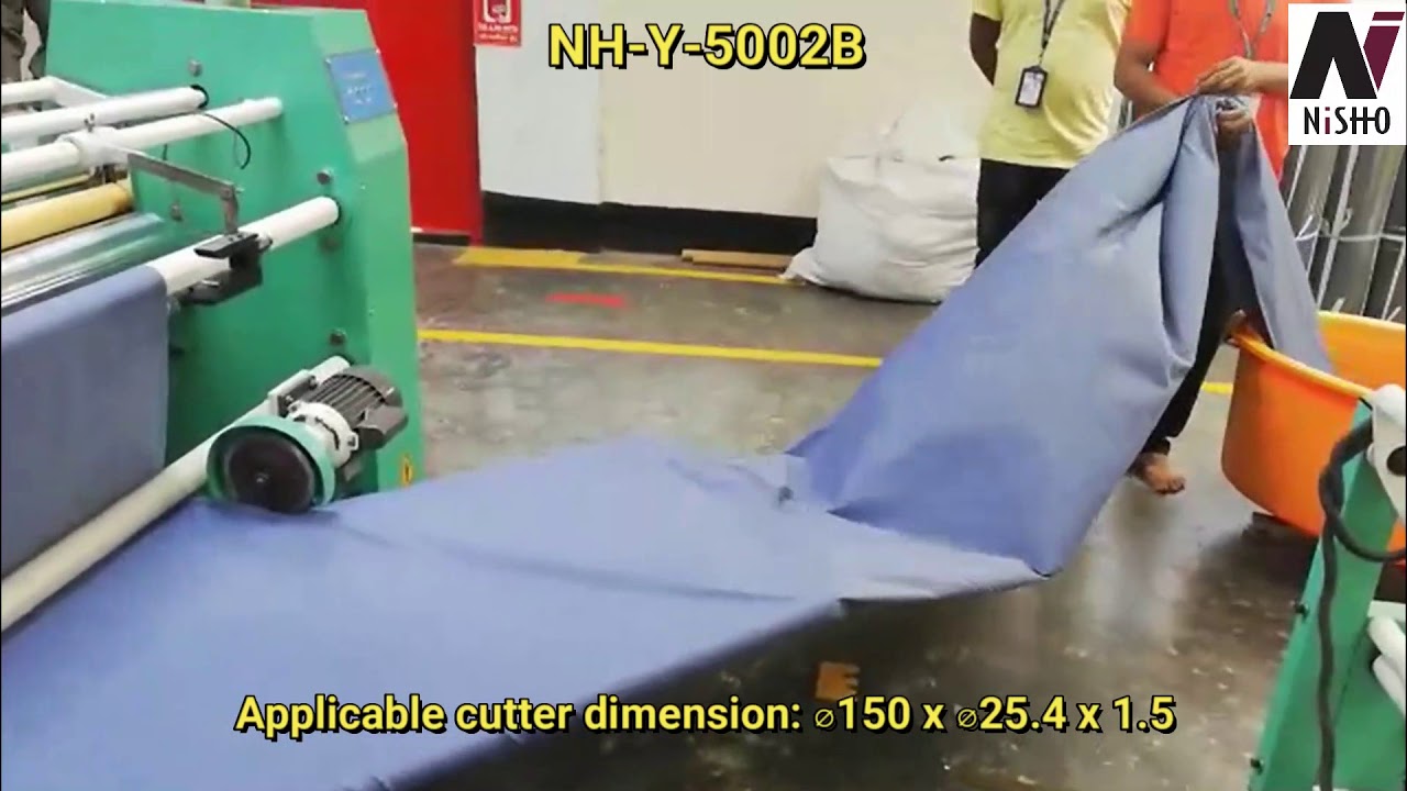 NISHO NH Y 5002B Auto Edge Control Bias Cutting Machine