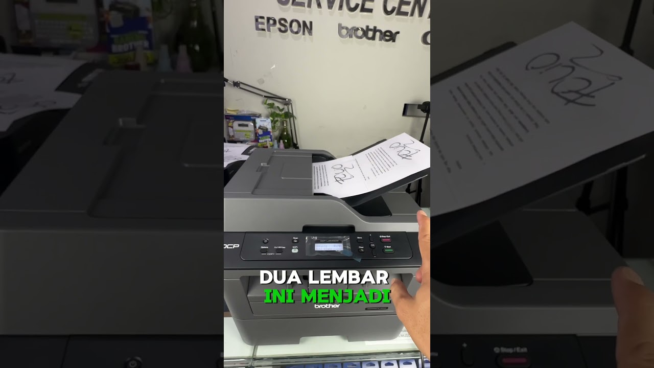 CARA MENGGABUNGKAN COPYAN DI L2540DW #fotocopyminibrother #fotocopyfolio #fotocopypemula