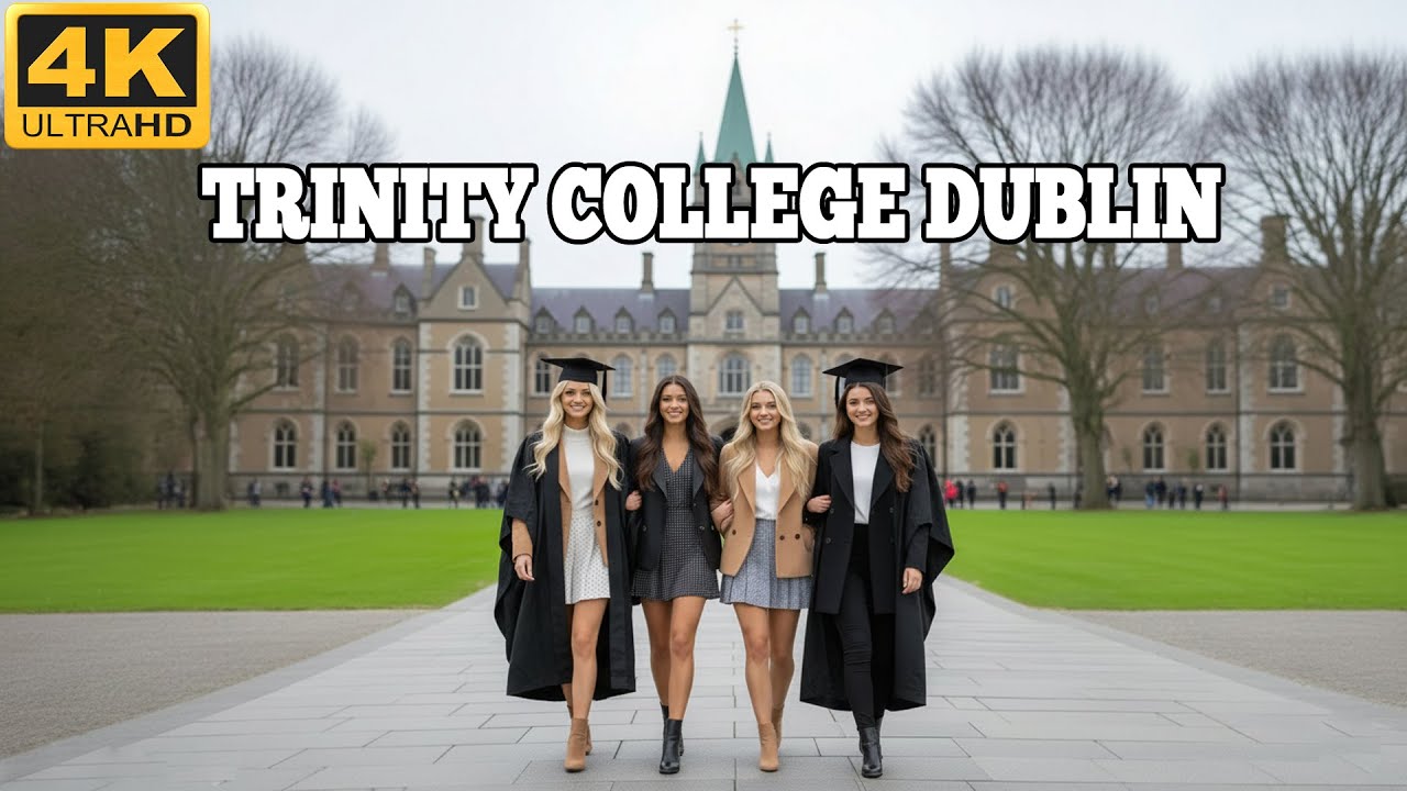 Trinity college dublin Ireland | Historic Campus in the Heart of the City | Best place to see dublin