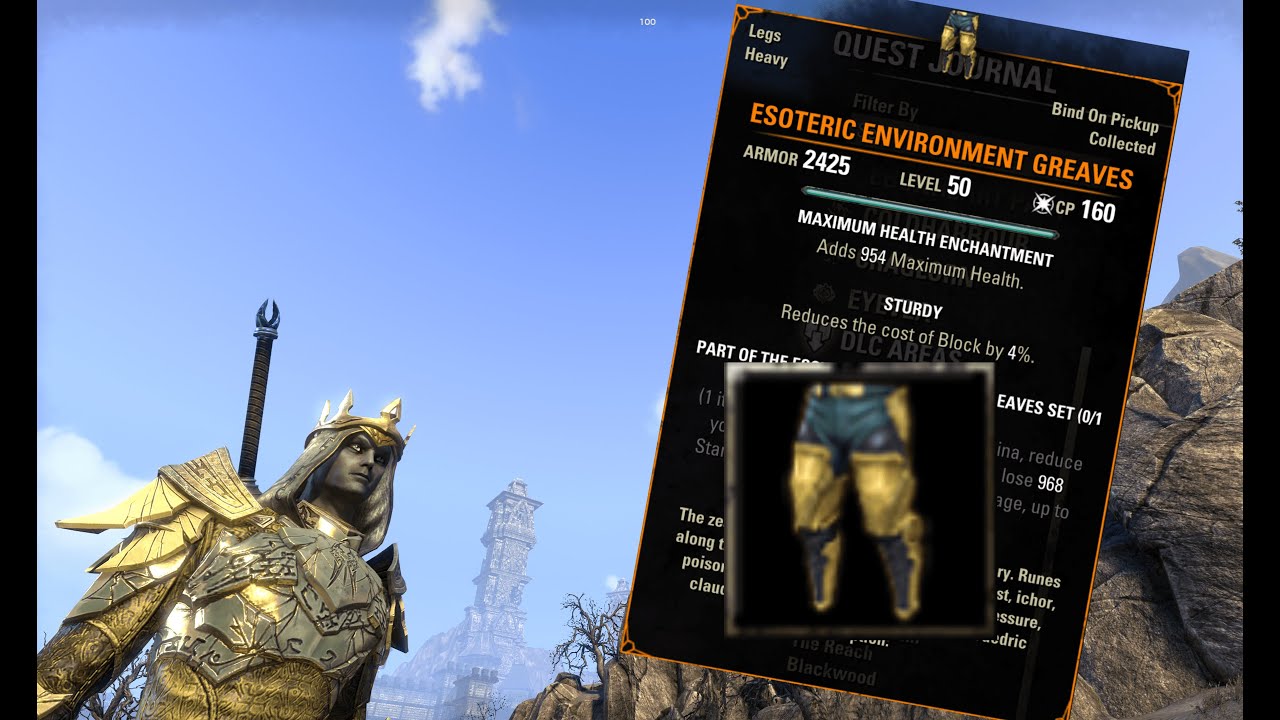 ESO - ESOTERIC ENVIRONMENT GREAVES -  LEADS LOCATION
