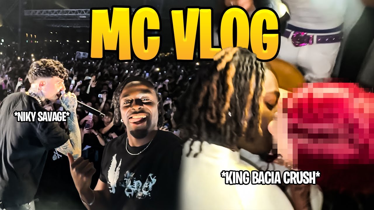 NIKY SAVAGE CI HA FATTO SALIRE SUL PALCO CON LUI + KING SI E' BACIATO CON CRUSH *VLOG CRAZY*