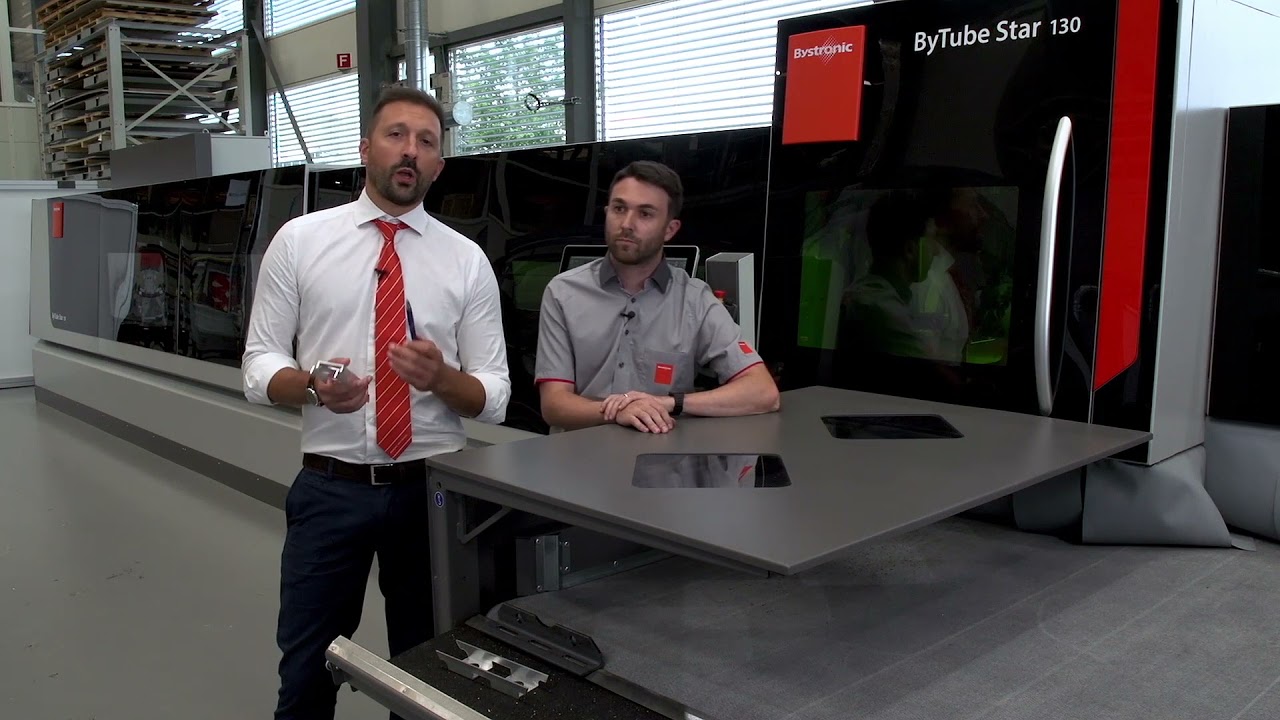 Bystronic Tube Processing features: ByTube Star 130 - Demo video (English)