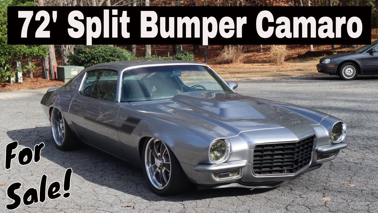 1972 Split Bumper Camaro FOR SALE ll Budget Rebuilds