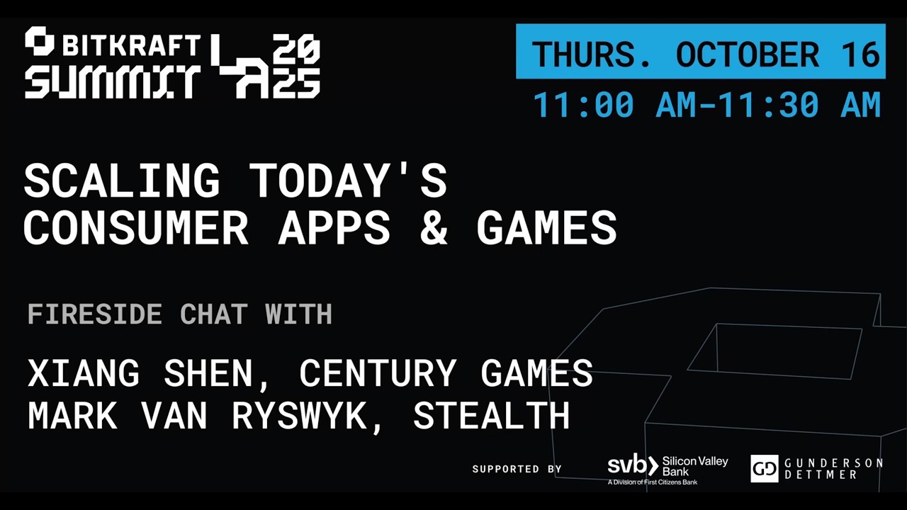 BITKRAFT Summit Day 2: Scaling Today's Consumer Apps with Dani Tran, Xiang Shen,  Mark van Ryswyk