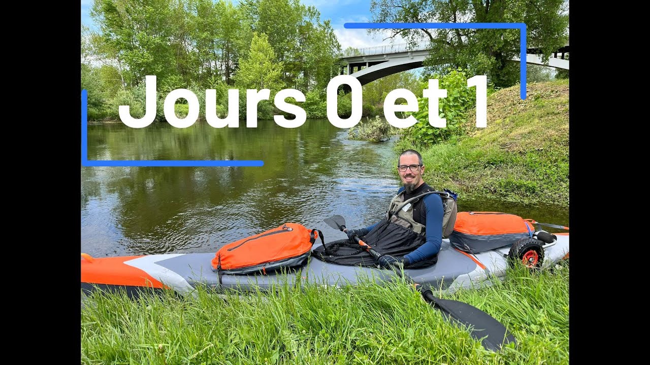 Descente Loire : Roanne - Angers en Kayak : Jour 01