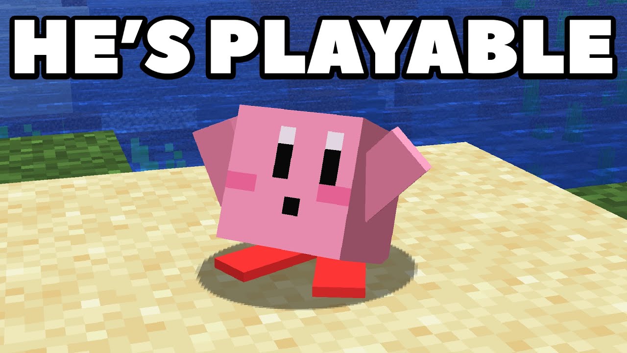 Я создал Кирби в Minecraft