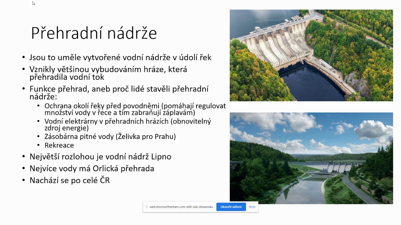 VODNÍ NÁDRŽE