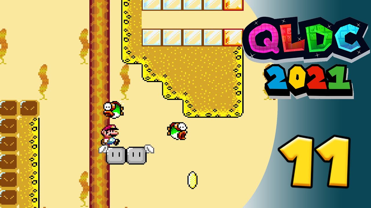 Questionable Level Design Contest 2021 [SMW-Hack] - Part 11 - Manchmal geht's nicht weiter