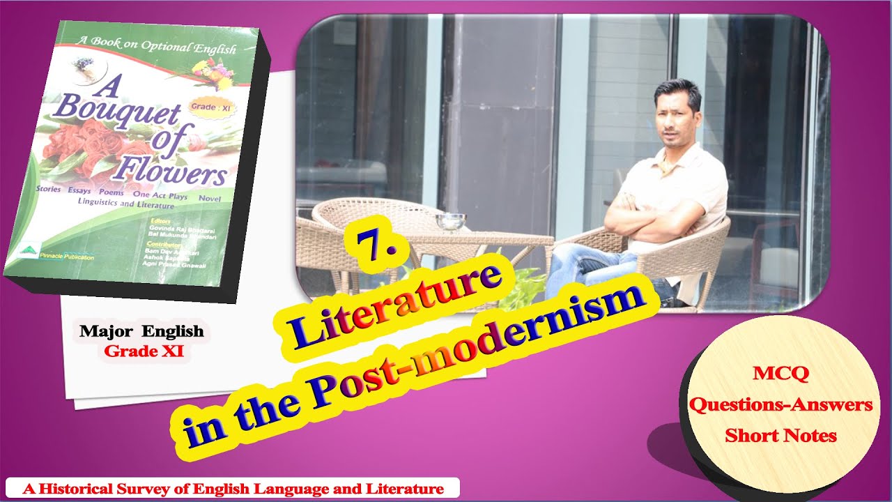 7. Literature in the Postmodernism Period 1940+ | MCQ | Questions-Answers | Short Notes |