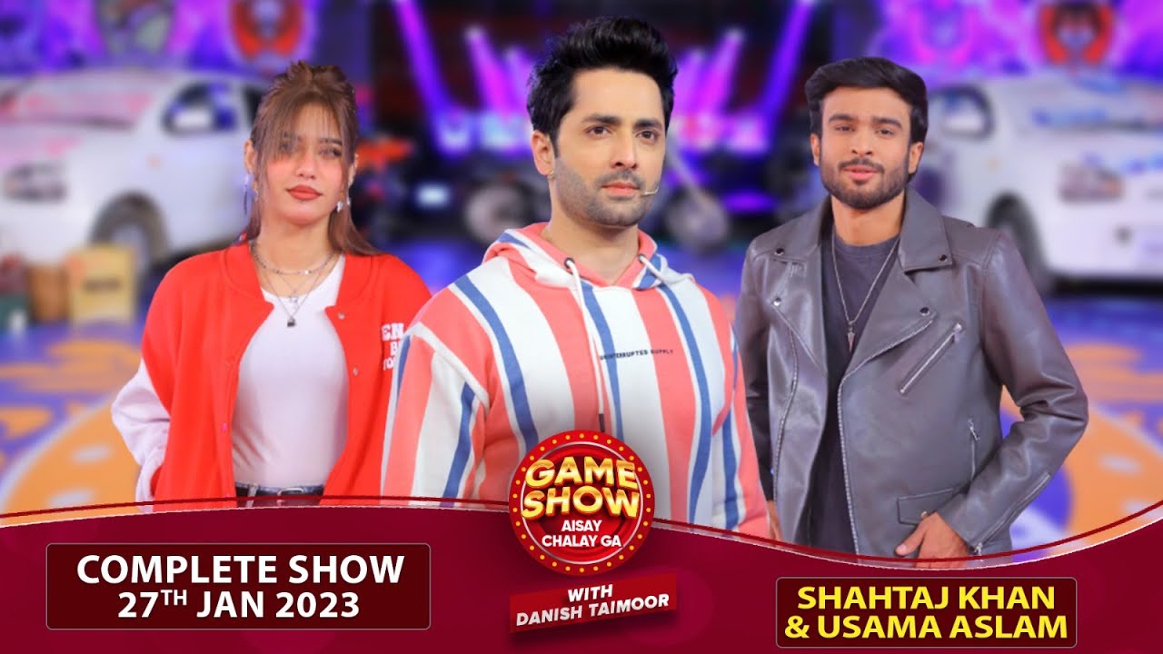 Shahtaj Khan And Usama Aslam In Game Show Aisay Chalay Ga | 27th Jan 2023 | Danish Taimoor Show