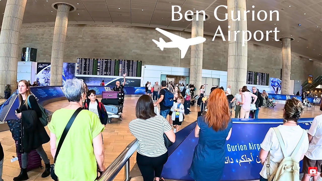 Ben Gurion Airport Israel Gateway to the World. 2023 video (4k tour)