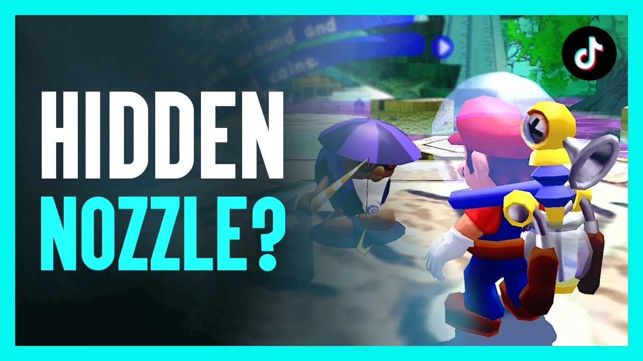 There is a hidden nozzle in Super Mario Sunshine