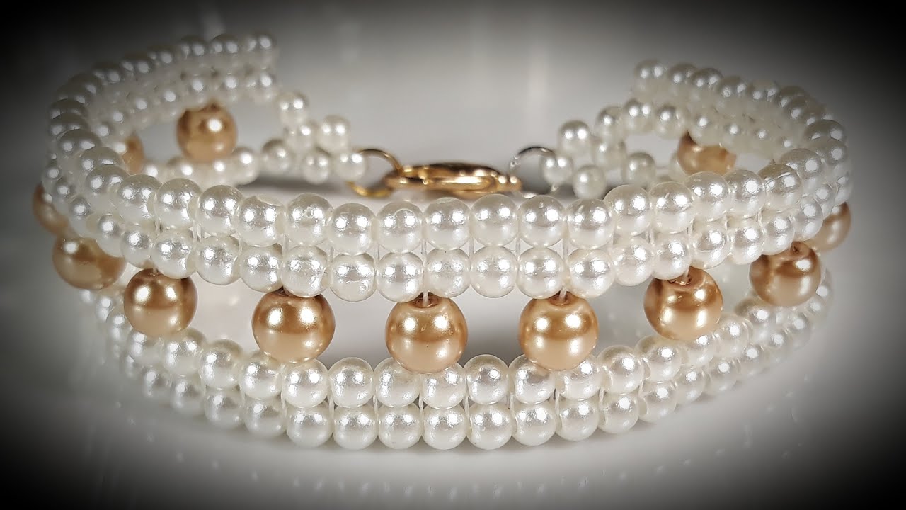 Pulsera de Perlas para Novia...Clase #291!!!
