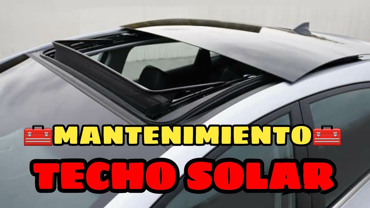 Mantenimiento del techo solar o panorámico . Limpieza y engrase del techo solar en Golf GTI MK7