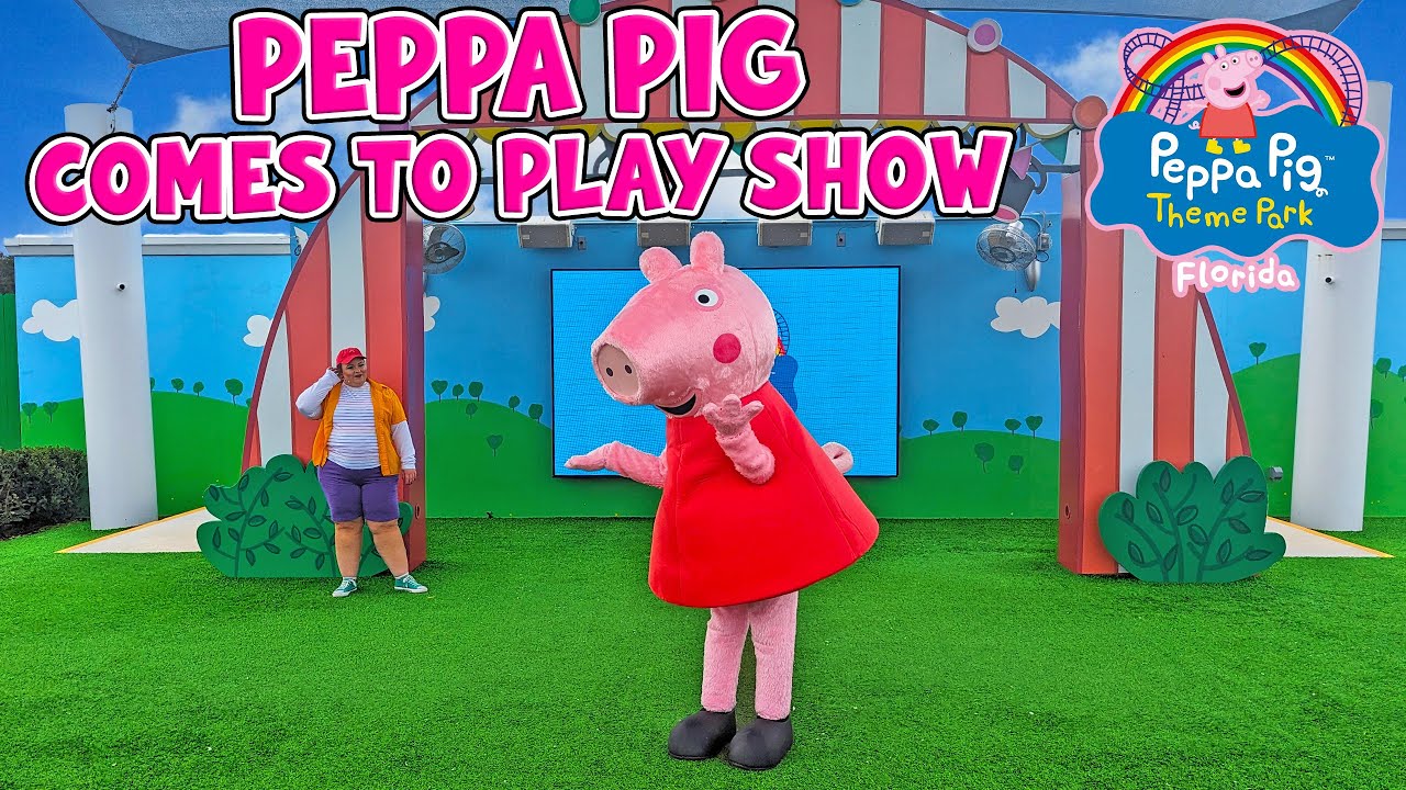 Peppa Comes to Play Live Show at Peppa Pig Theme Park Florida (Jan 2025) [4K]