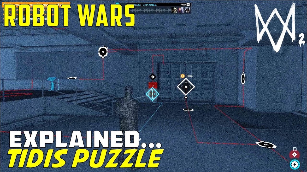 Tidis Prototype Labs Puzzle | Uncover the Machinations at Tidis | Robot Wars | Watch Dogs 2
