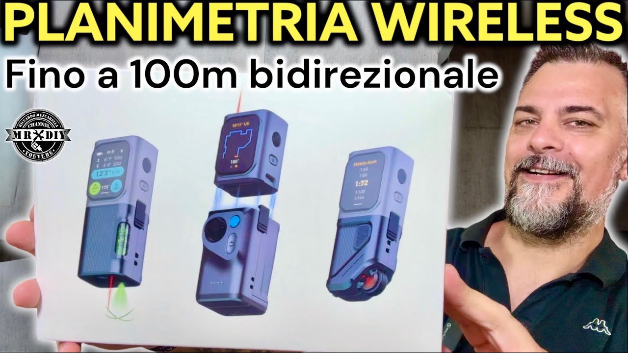 Metro laser digitale da 100 M bidirezionale con planimetria 3D per falegnami. M cube Hozo Fai da te