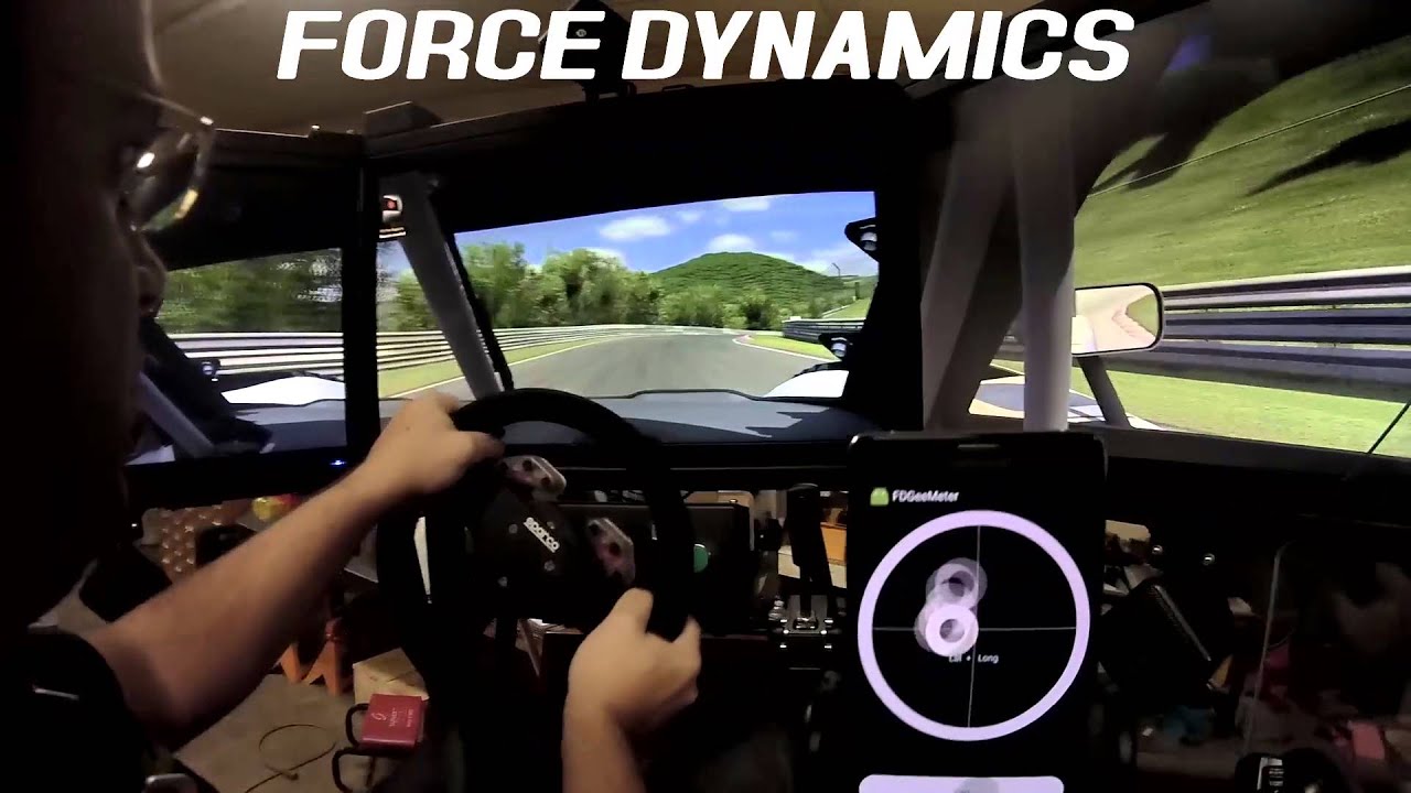 iRacing: Nordschleife and the C7 on the Force Dynamics 401cr racing simulator