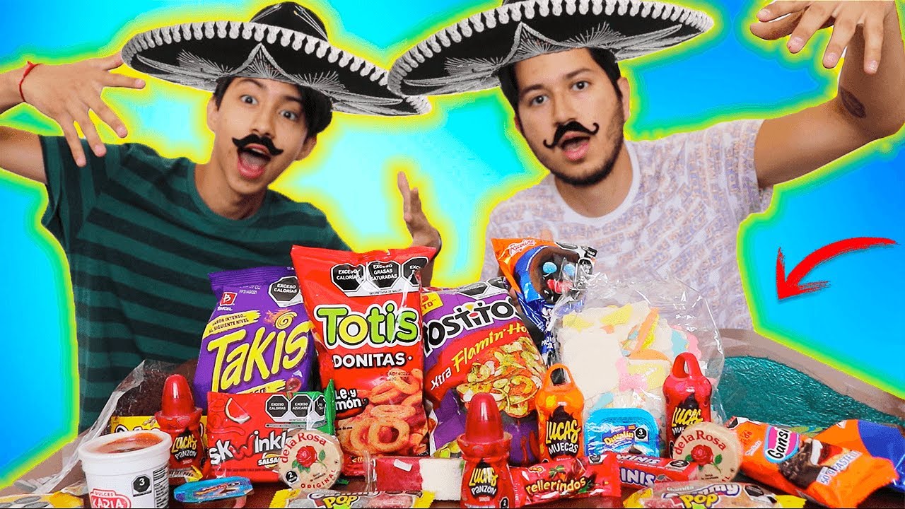 ¡PROBANDO DULCES MUY MEXICANOS! - BROLAND