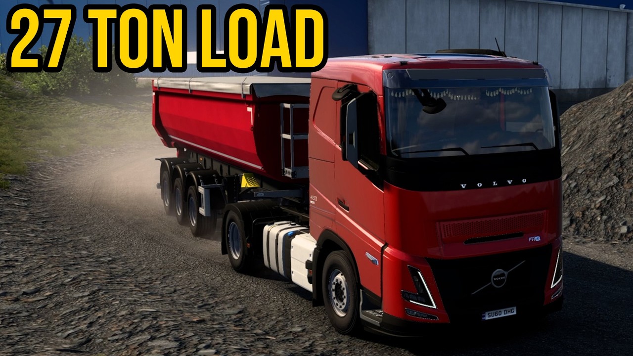Доставка 27 тонн руды через арктические горы | Кируна — Нарвик | Euro Truck Simulator 2