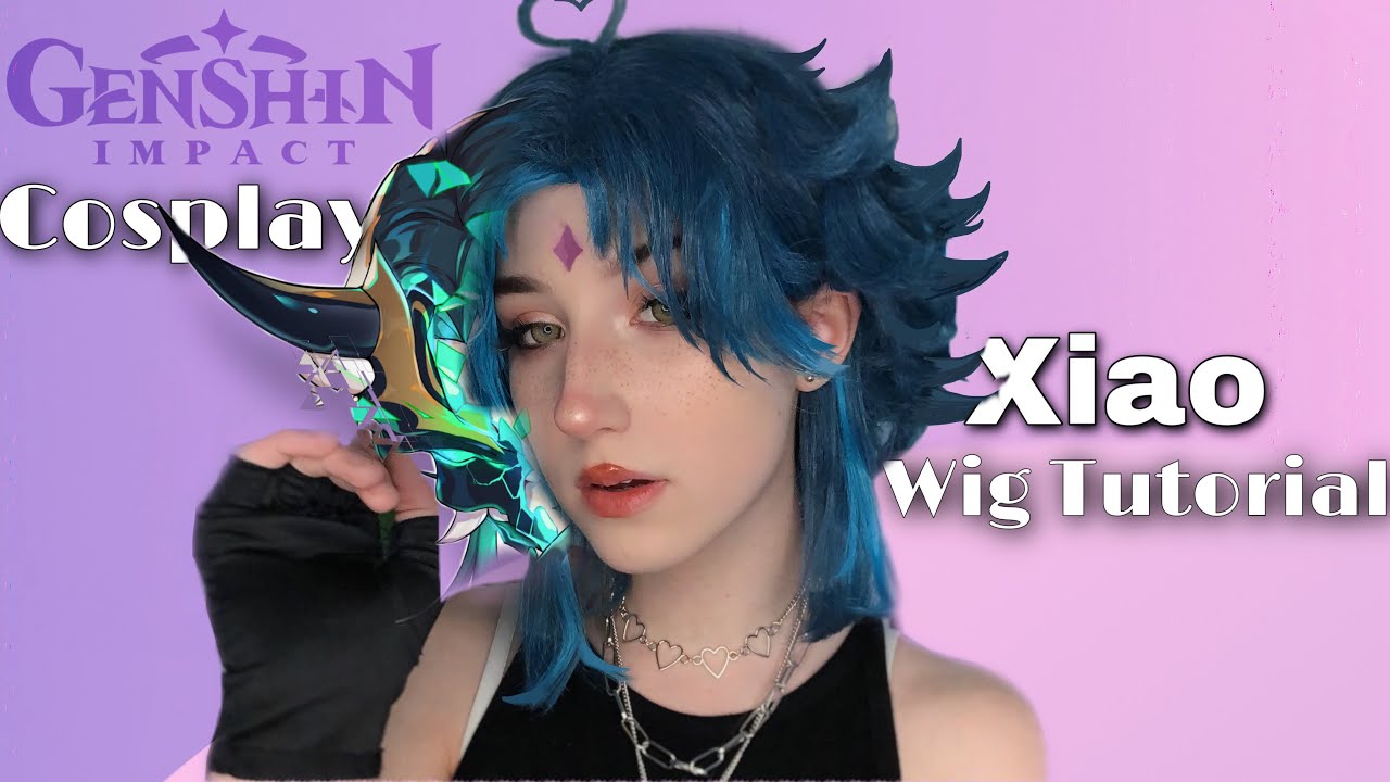 ✰Xiao Cosplay Wig Tutorial Genshin Impact ✰