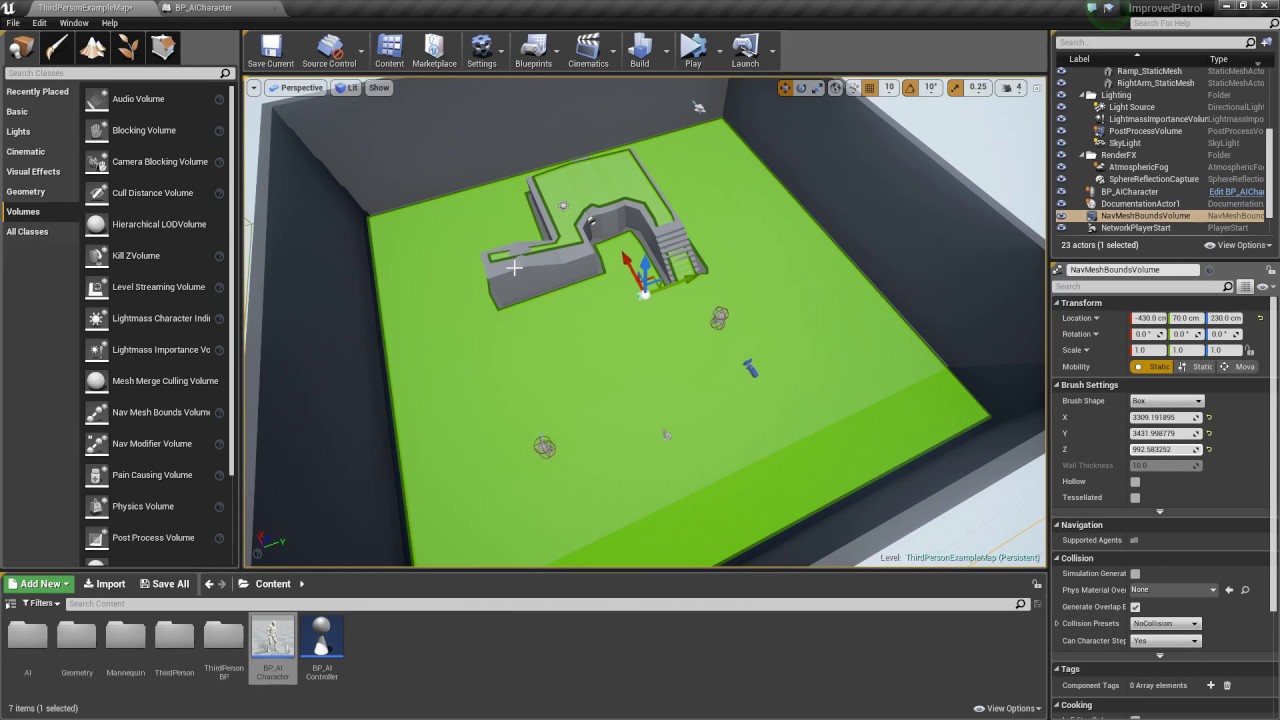 Unreal Engine 4 - AI Improved Patrol