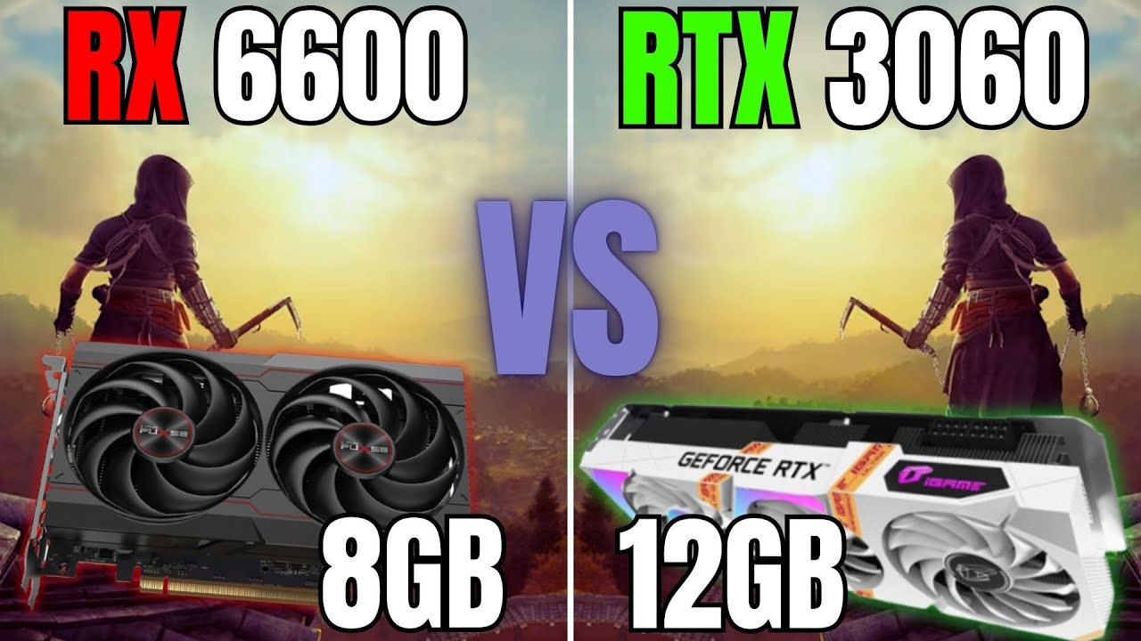 RX 6600 vs RTX 3060 - Testes em 21 Games 1080P | 2K - Qual a Melhor para 2025 ?