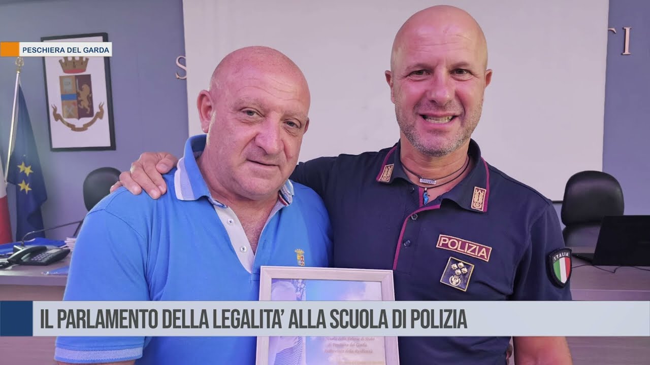 Peschiera del Garda. Il Parlamento internazionale della legalità alla scuola di polizia