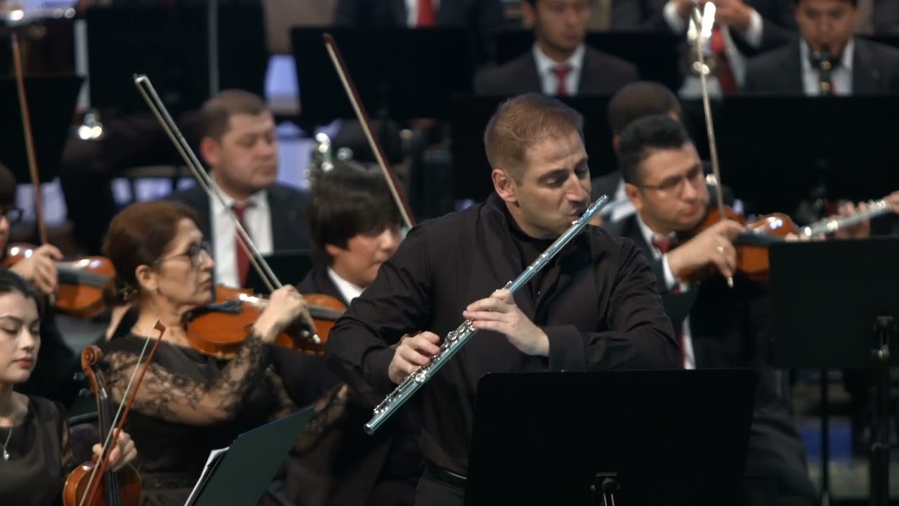 Anže Rozman. Phoenix for flute and orchestra. 1st mvt. Ash - Birth