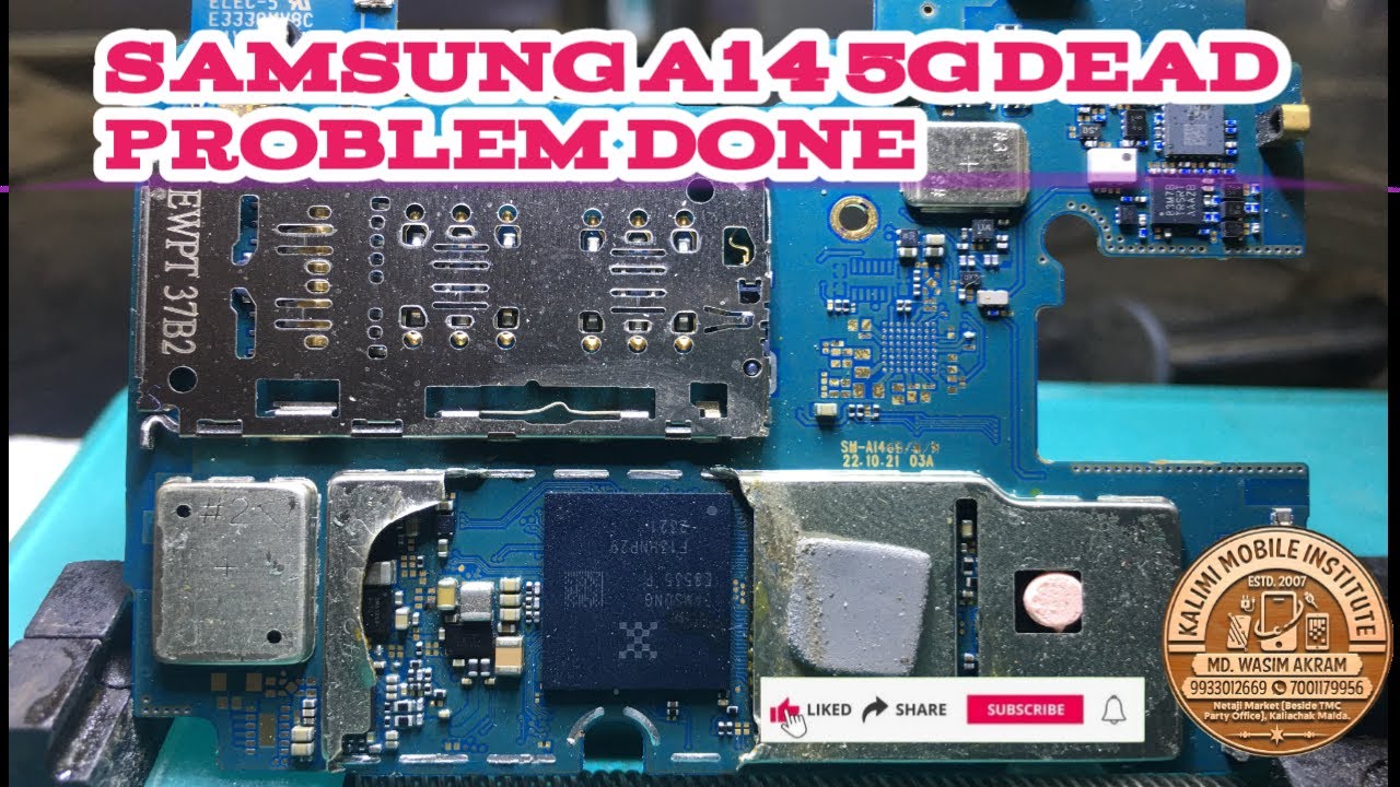 Samsung A14 5g Full Dead || Samsung A14 5g Cpu Reball Dead Solution