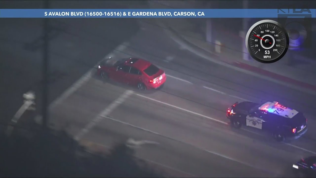 CHP officers pursue high-speed suspect through L.A. and Orange counties | Los Angeles Car Chases