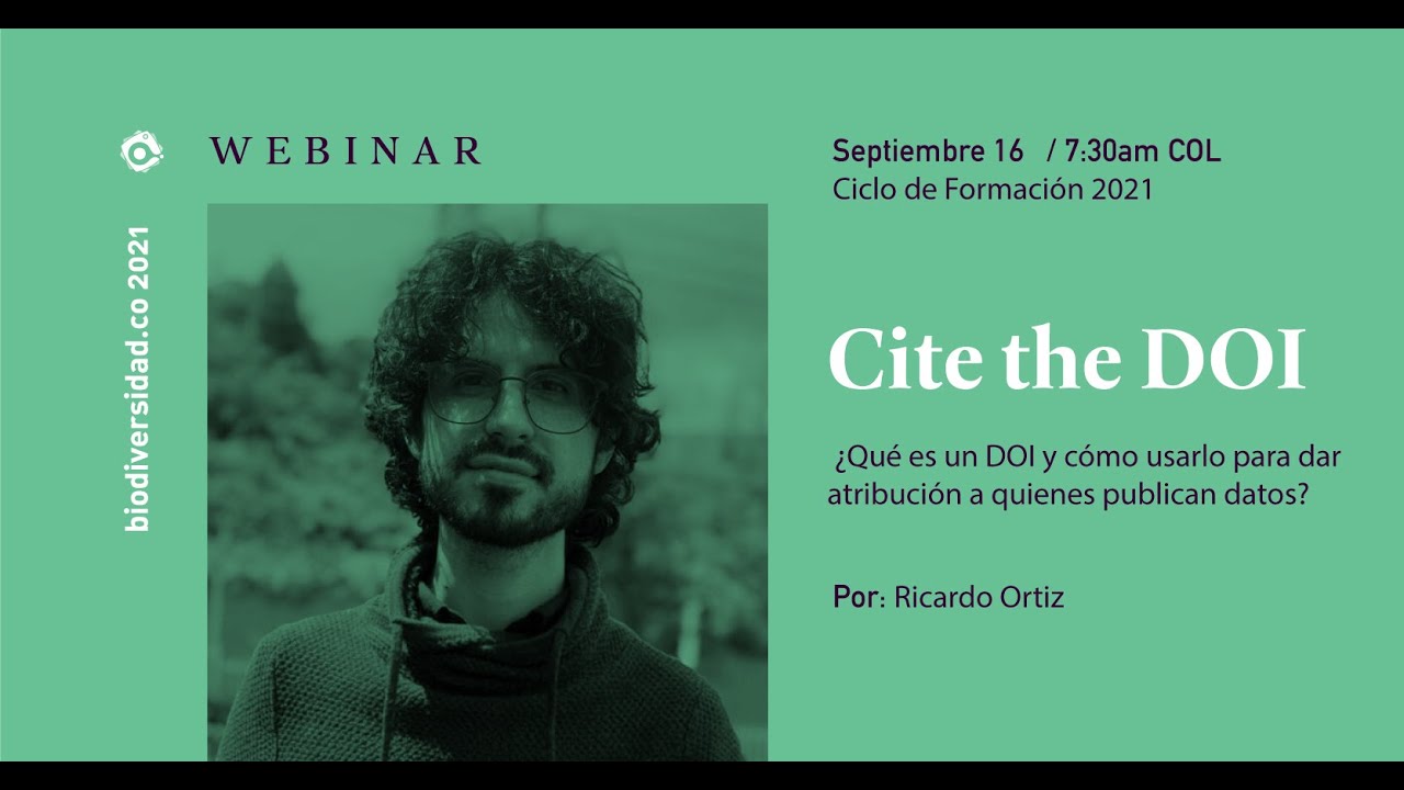 #CiteThe DOI &iquest;Qu&eacute; es un DOI y c&oacute;mo usarlo para dar atribuci&oacute;n a quienes publican datos?
