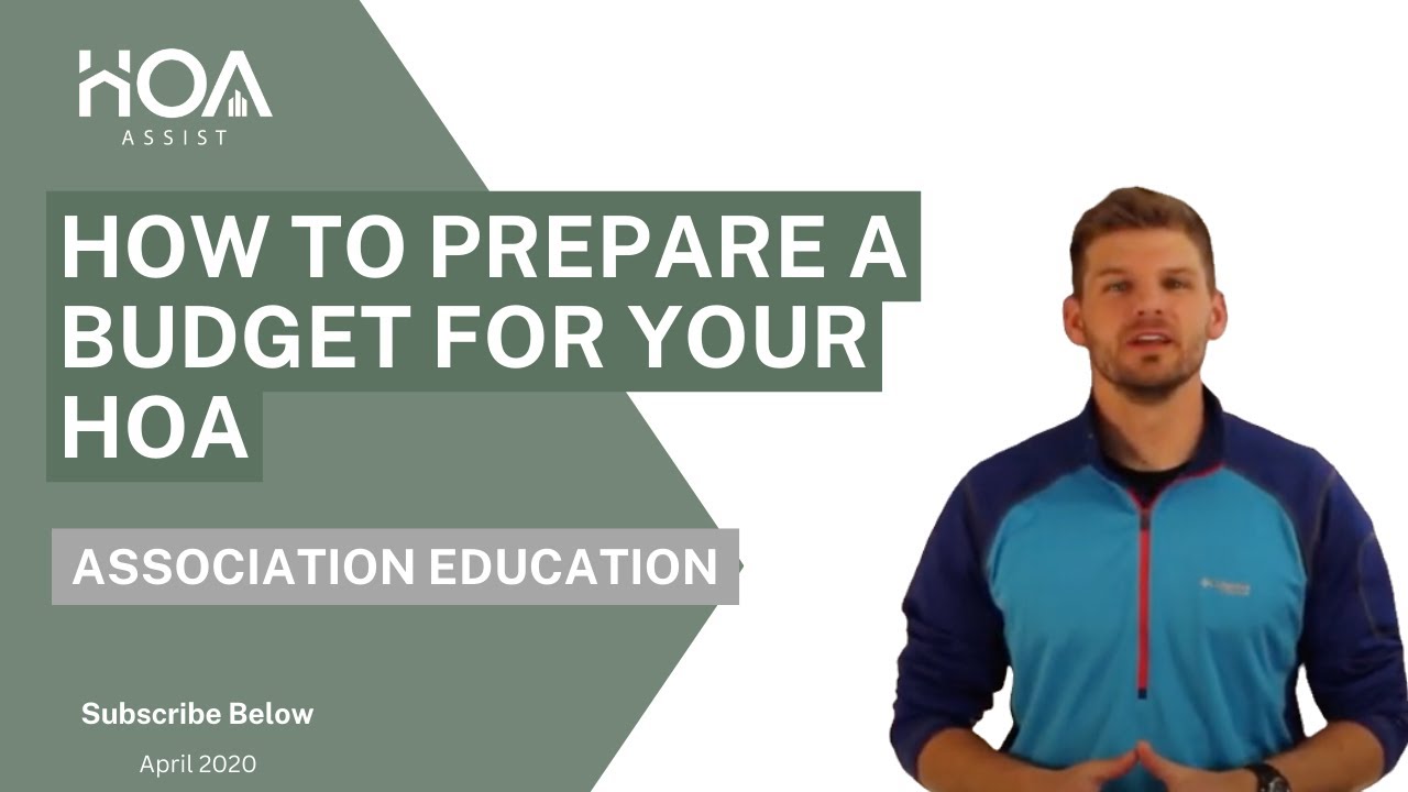 How To Prepare A Budget For Your HOA