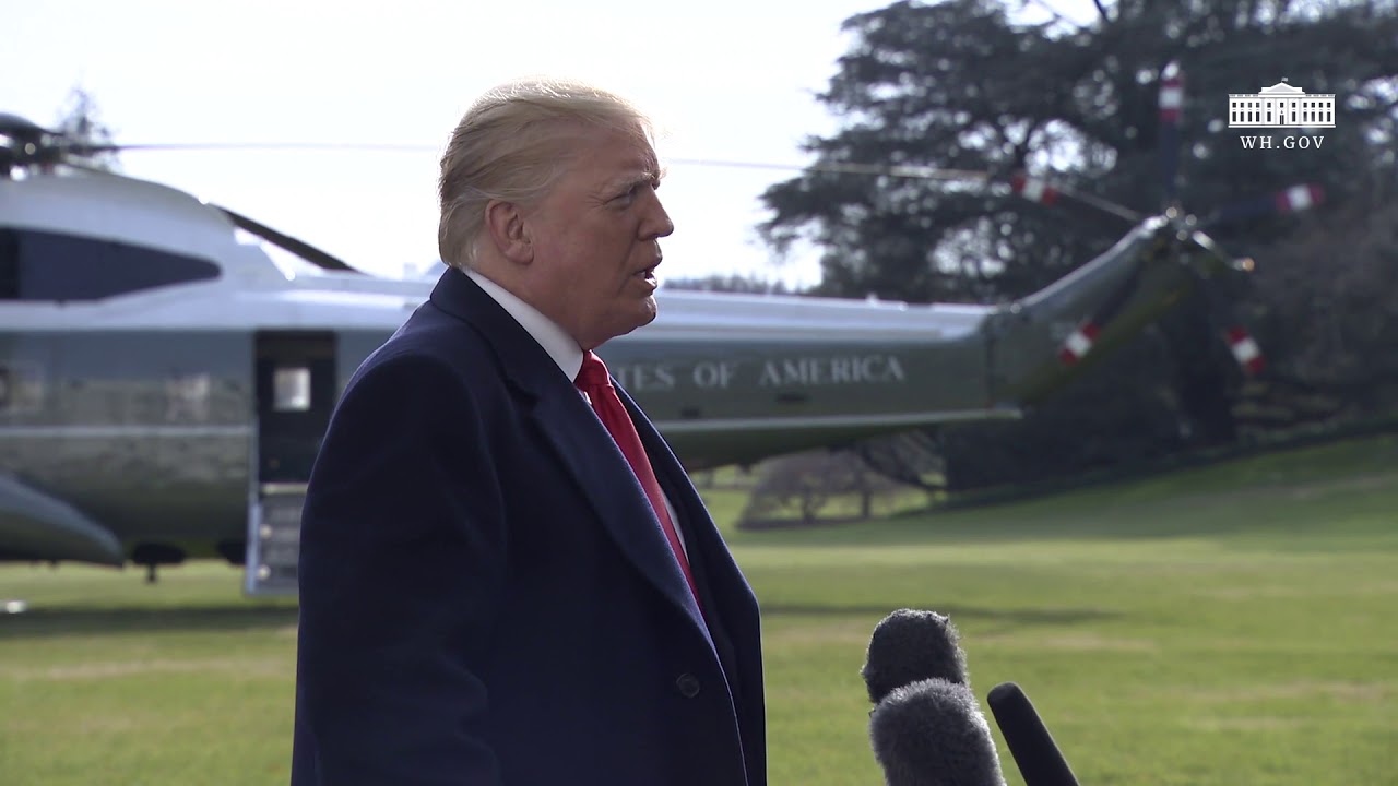 12/08/18: President Trump Delivers a Statement Upon Departure