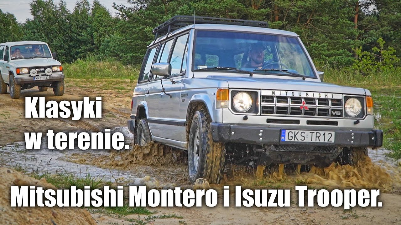 Klasyki w terenie. Mitsubishi Montero i Isuzu Trooper.