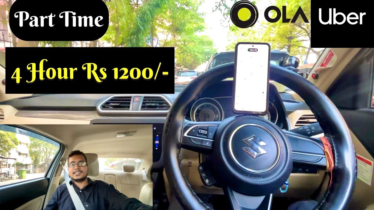 OLA UBER Income in Kolkata | Rapido Yatrisathi Indrive | Part Time 5 hrs Rs 1200/-