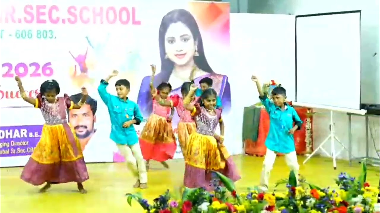 Sri Ramajayam Matric 3rd Standard Dance Performance by Dhakshitha @sssfamily976
