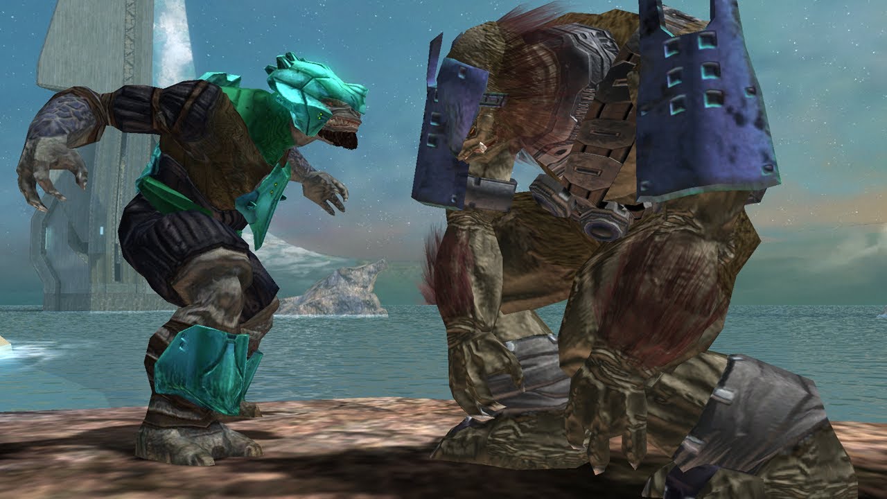 Halo 3 Brutes против Halo 2 Brutes Berserk