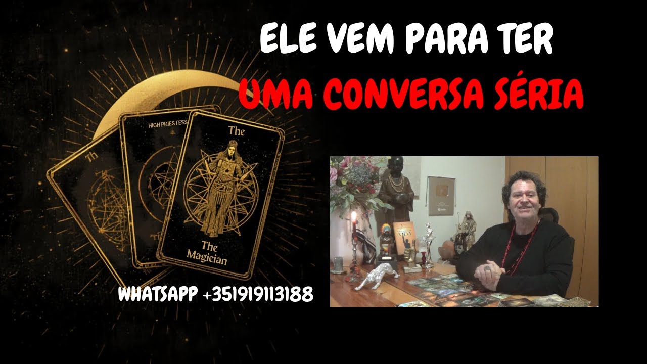 ALGUÉM ESTÁ SE PREPARANDO PARA TER UMA CONVERSA SÉRIA COM VOCÊ