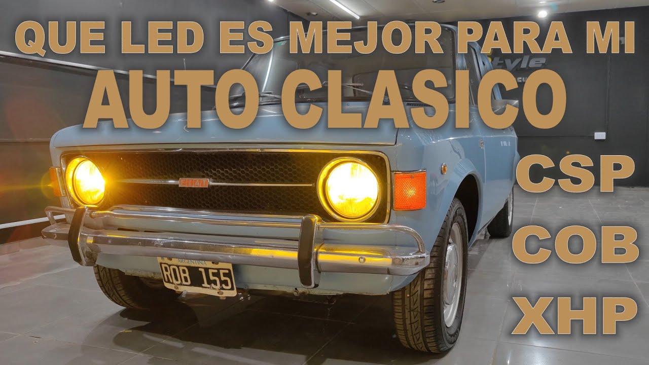 Que LED ponerle a mi auto cl&aacute;sico? &Oacute;pticas antiguas con LEDs