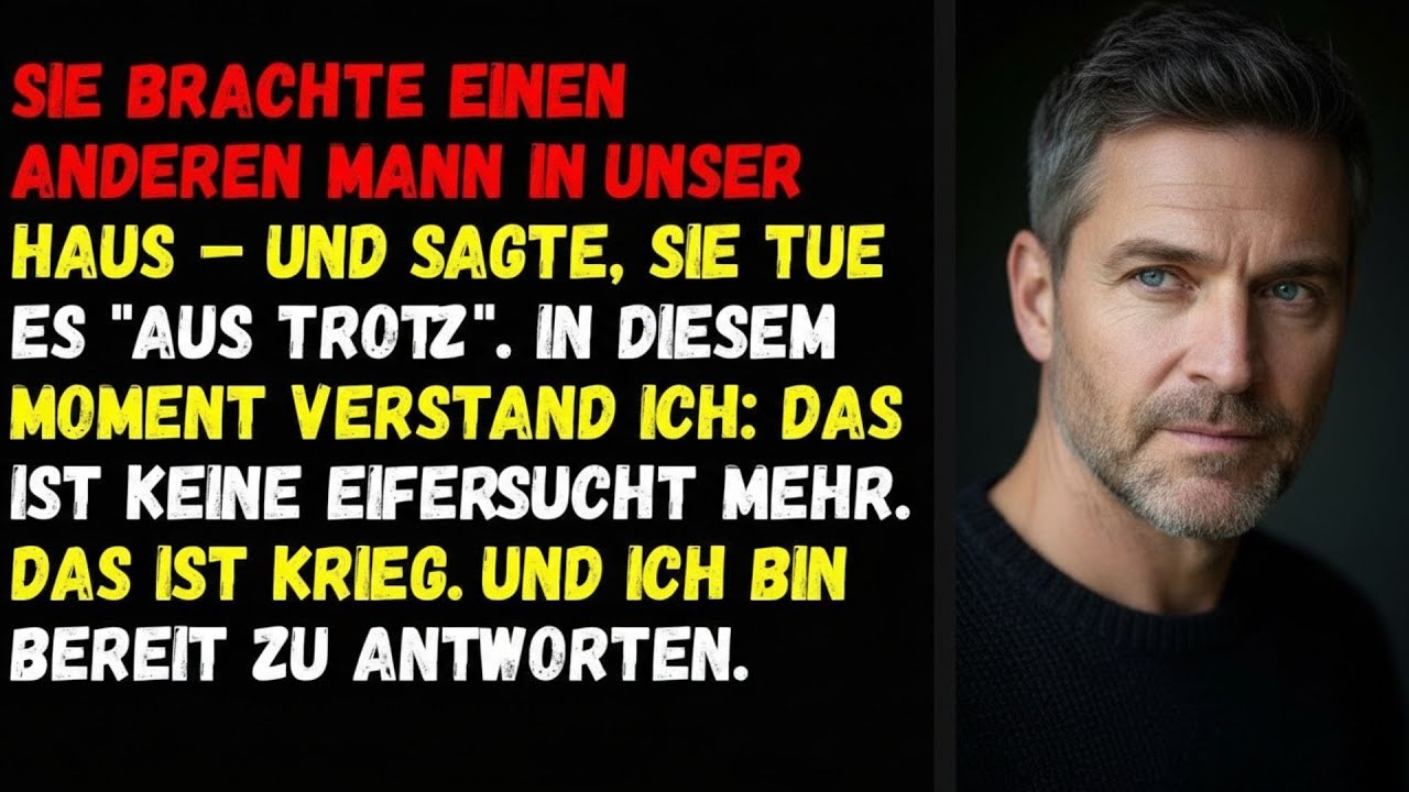 ⚡Sie brachte einen anderen Mann in unser Haus – und sagte, sie tue es 'aus Trotz'⚡