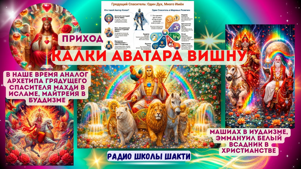 Приход Калки Аватара Вишну в наше время аналог архетипа Грядущего Спасителя Махди в исламе