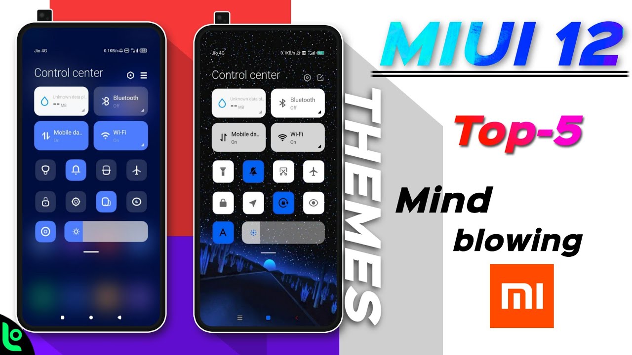MIUI 12 - Top 5 THEMES for All Phones | MIUI 12 Top 5 Secret Best Themes 😮 | Special UI feature