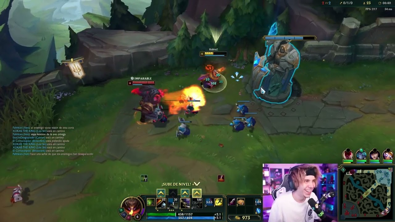 Rubius juega a league of leguends  con xokas